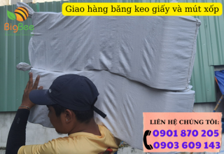 Xuất kho giao đơn hàng băng keo giấy và băng keo mút xốp cho sỉ Quận Bình Tân
