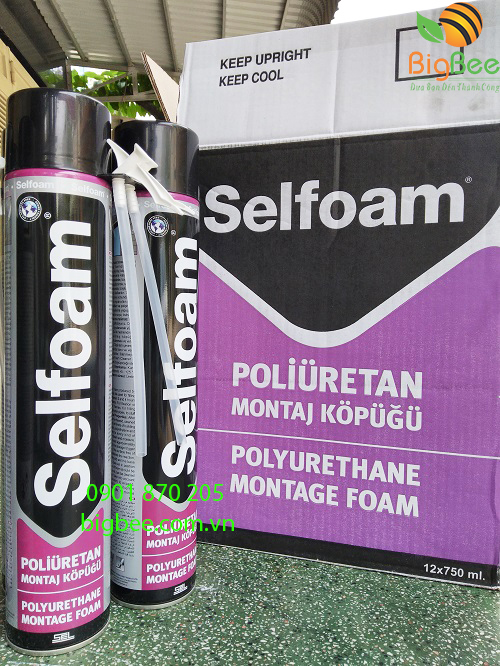 keo silicone bọt nở selfoam nhập khẩu