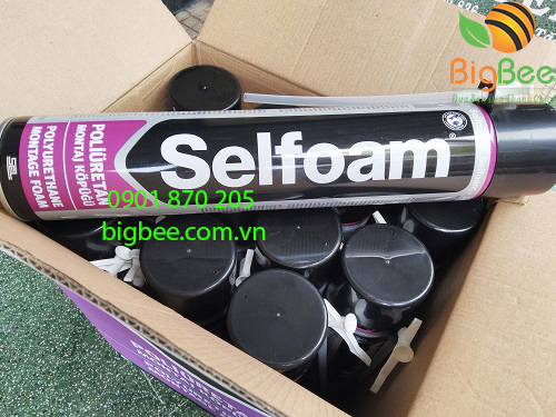keo silicone selfoam dùng vòi